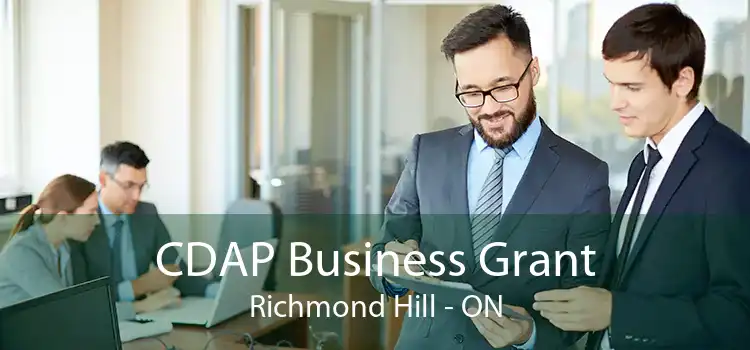 CDAP Business Grant Richmond Hill - ON